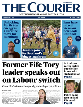 Cover of The Courier & Advertiser (Fife Edition)