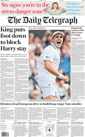 Cover of The Daily Telegraph