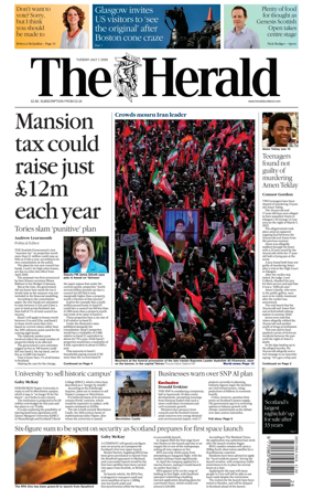 Cover of The Herald (Scotland)