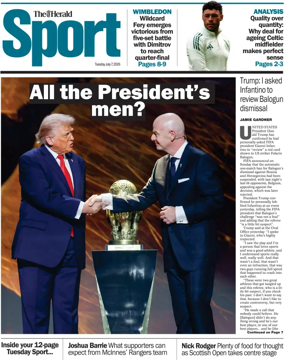 Cover of Herald Sport