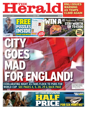 Cover of The Plymouth Herald