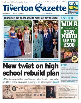 Cover of The Tiverton Gazette
