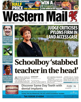 Cover of Western Mail