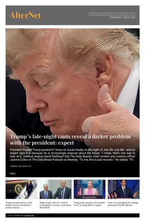 Cover of AlterNet