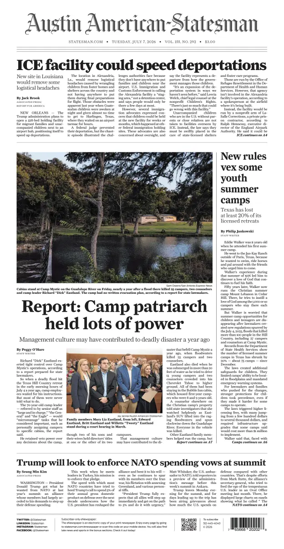 Cover of Austin American-Statesman