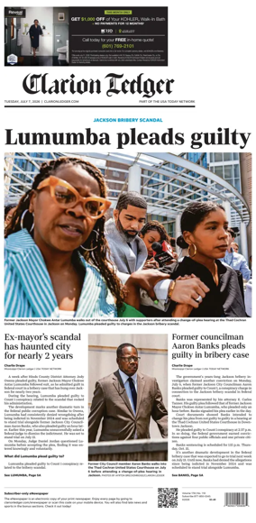 Cover of Clarion Ledger