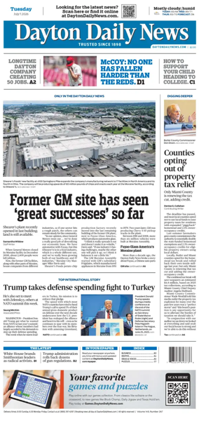 Cover of Dayton Daily News