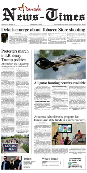 Cover of El Dorado News-Times (VCID - Camden News)