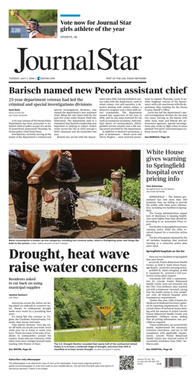 Cover of Journal Star (Peoria)