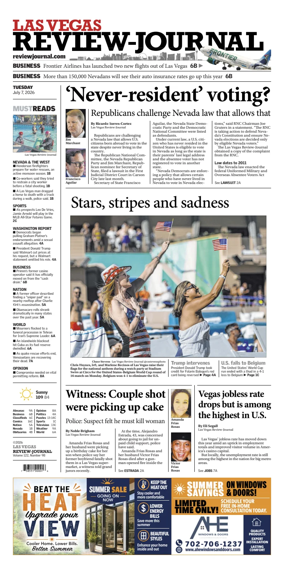 Cover of Las Vegas Review-Journal
