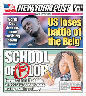 Cover of New York Post