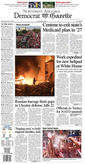 Cover of Northwest Arkansas Democrat-Gazette