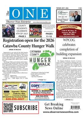 Cover of Observer News Enterprise