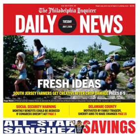 Cover of Philadelphia Daily News