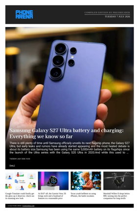 Cover of Phone Arena - Compiled Edition