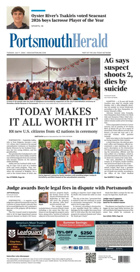 Cover of Portsmouth Herald