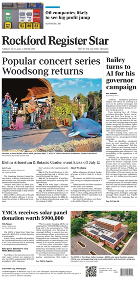 Cover of Rockford Register Star