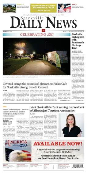 Cover of Starkville Daily News