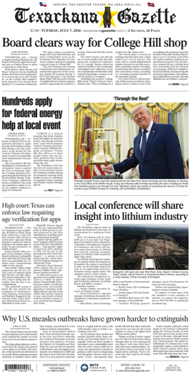 Cover of Texarkana Gazette