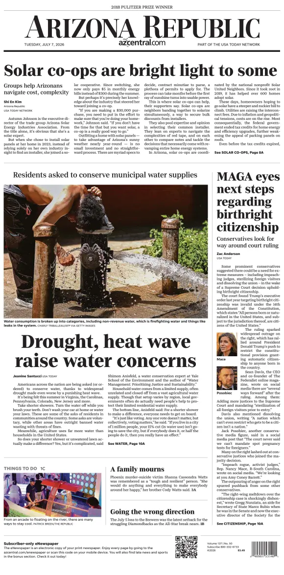 Cover of The Arizona Republic