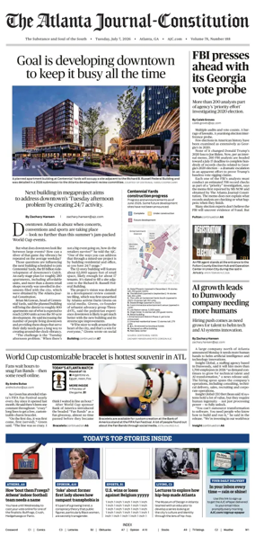 Cover of The Atlanta Journal-Constitution
