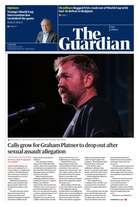 Cover of The Guardian (USA)