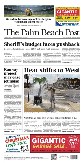 Cover of The Palm Beach Post