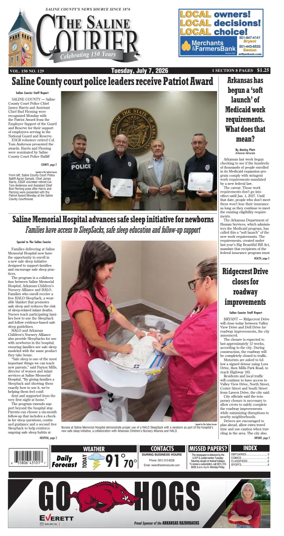 Cover of The Saline Courier