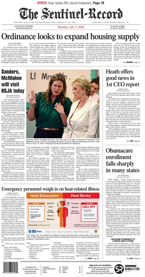 Cover of The Sentinel-Record