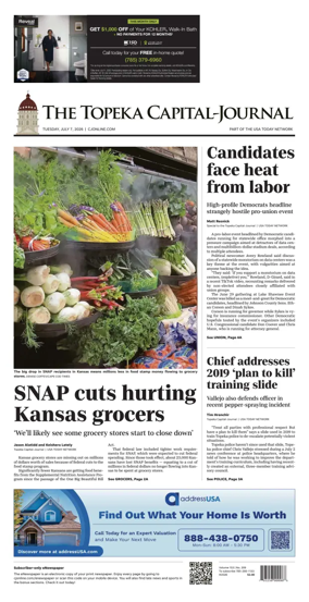 Cover of The Topeka Capital-Journal