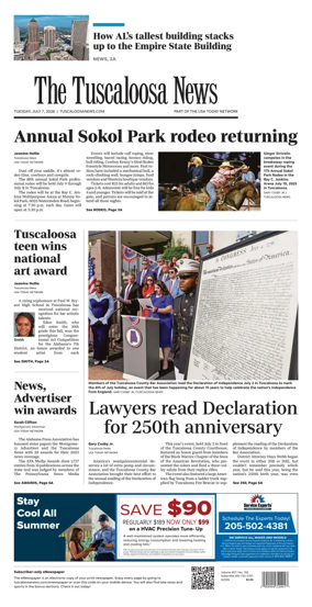 Cover of The Tuscaloosa News