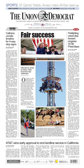 Cover of The Union Democrat