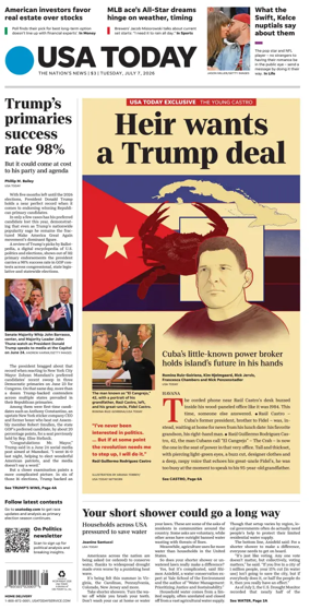 Cover of USA TODAY US Edition