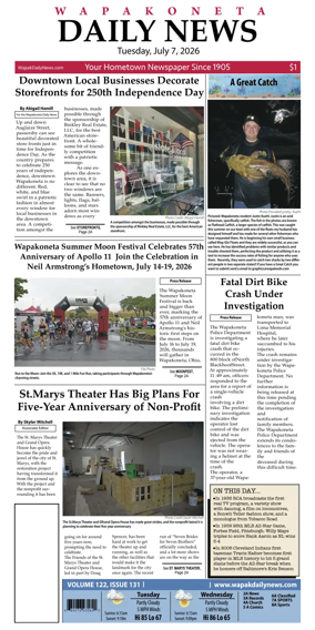 Cover of Wapakoneta Daily News
