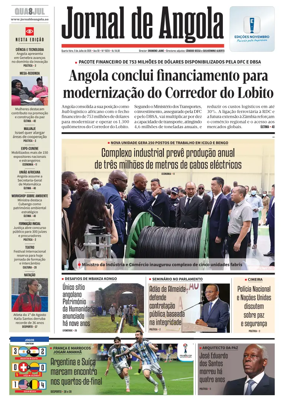 Cover of Jornal de Angola