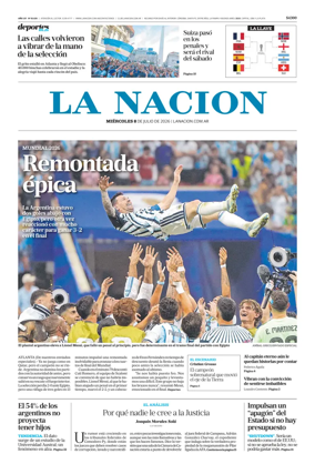 Cover of La Nacion