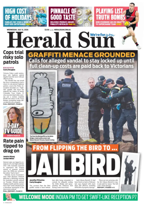 Cover of Herald Sun