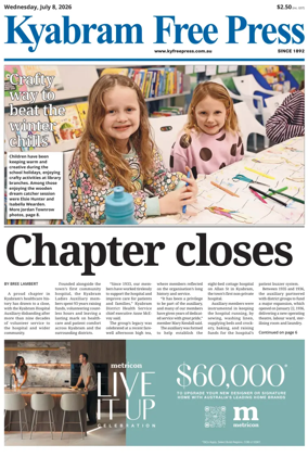 Cover of Kyabram Free Press