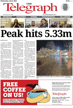 Cover of Seymour Telegraph