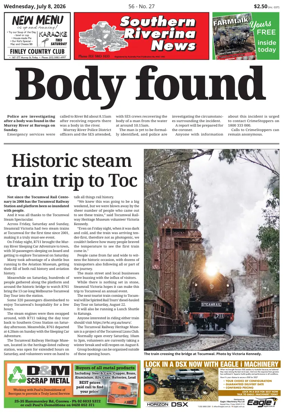 Cover of Southern Riverina news