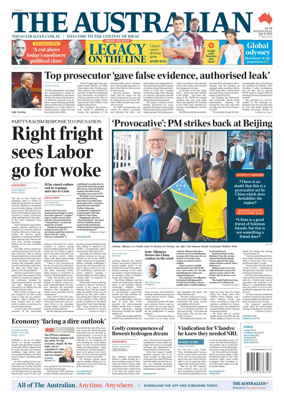 Cover of The Australian