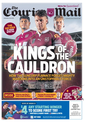 Cover of The Courier-Mail