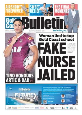 Cover of The Gold Coast Bulletin