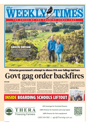 Cover of Weekly Times