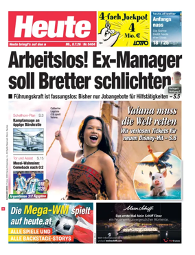 Cover of Heute - Wien Ausgabe