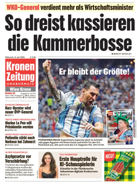 Cover of Kronen Zeitung