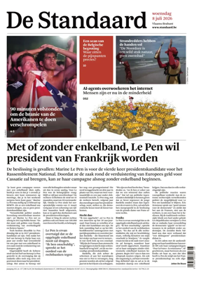 Cover of De Standaard