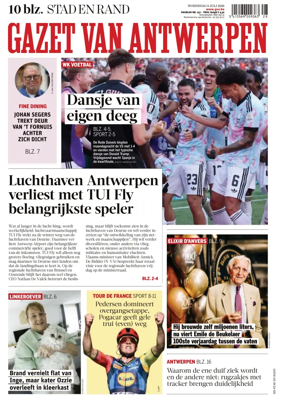 Cover of Gazet van Antwerpen Stad en Rand