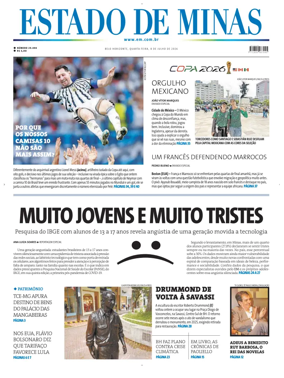 Cover of Estado de Minas (Brazil)