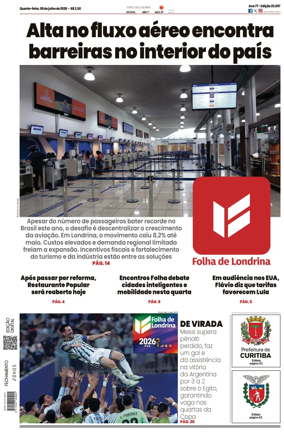 Cover of Folha de Londrina